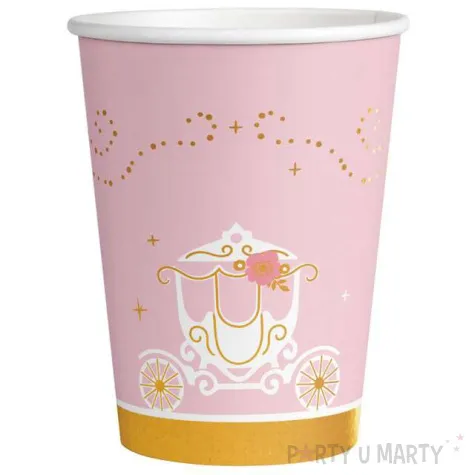 kubeczki papierowe urodziny ksiezniczki amscan 250 ml 8 szt