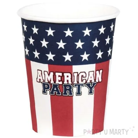 kubeczki papierowe usa american party boland 250 ml 6 szt