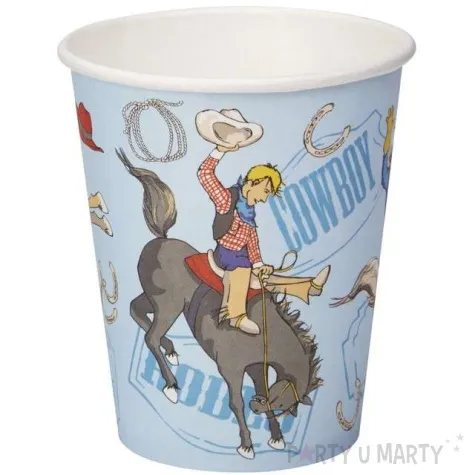kubeczki papierowe wild west cowboys neviti 200 ml 8 szt