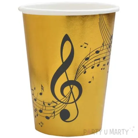 kubeczki papierowe zlota plyta santex 250 ml 10 szt