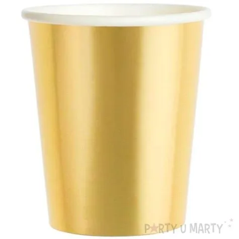 kubeczki papierowe zlote party godan 6 szt
