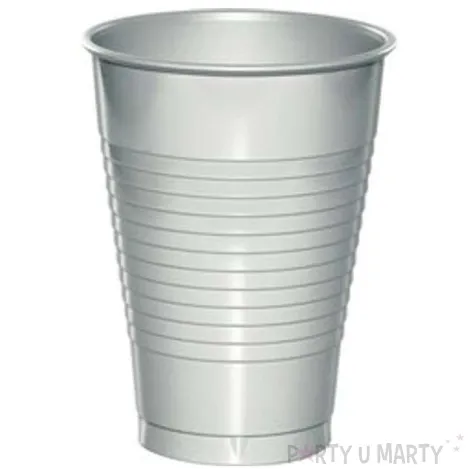kubeczki plastikowe 150 ml dopla srebrne 10 szt