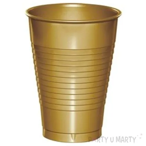 kubeczki plastikowe 150 ml dopla zlote 10 szt