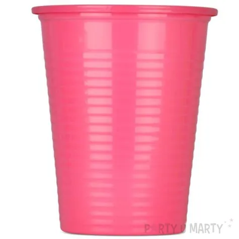 kubeczki plastikowe 180 ml arpex rozowe 8 szt