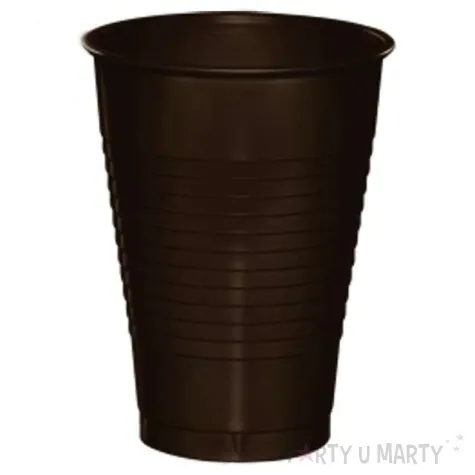 kubeczki plastikowe 200 ml brazowe 10 szt