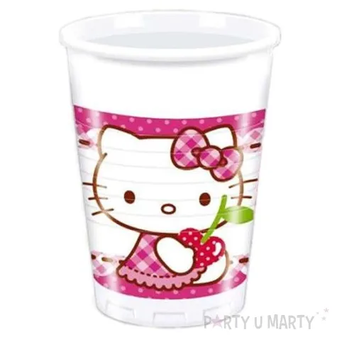 kubeczki plastikowe 200 ml hello kitty 8 szt