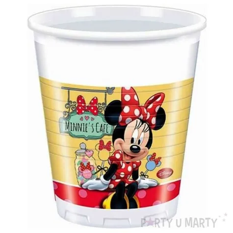 kubeczki plastikowe 200 ml minnie cafe 8 szt