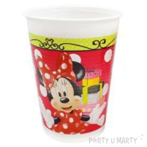 kubeczki plastikowe 200 ml minnie fashion 8 szt