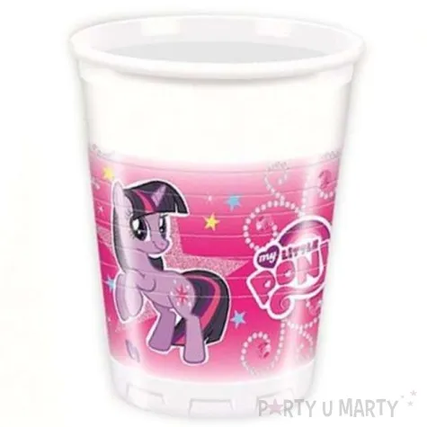 kubeczki plastikowe 200 ml my little pony 8 szt