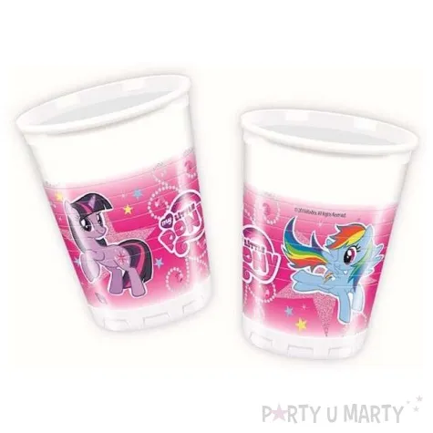 kubeczki plastikowe 200 ml my little pony 8 szt