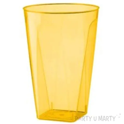 kubeczki plastikowe 250 ml zolte 8 szt