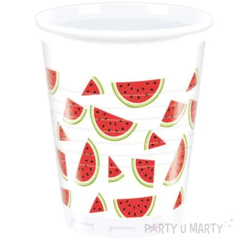 kubeczki plastikowe arbuzy procos 200 ml 8 szt