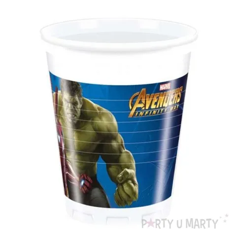 kubeczki plastikowe avengers infinity war procos 200 ml 8 szt