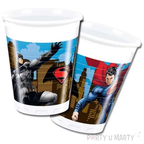 kubeczki plastikowe batman vs superman 200 ml 8 szt