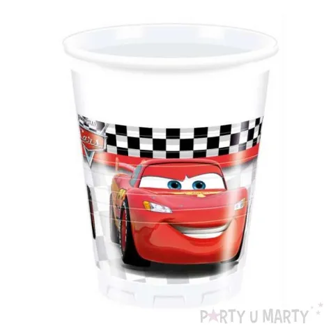 kubeczki plastikowe cars formula 200 ml 8 szt