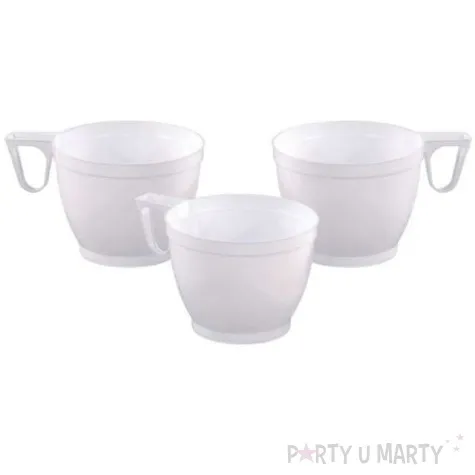 kubeczki plastikowe coffee amscan bialy 10 szt