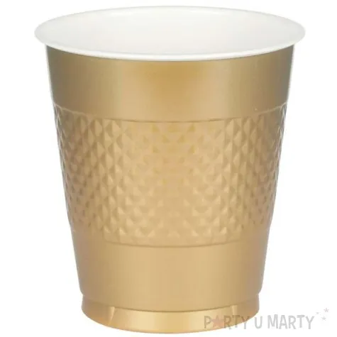 kubeczki plastikowe diamond amscan 473 ml zlote 50 szt