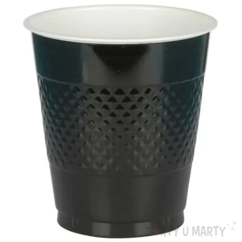 kubeczki plastikowe diamond czarne 355 ml 10 szt