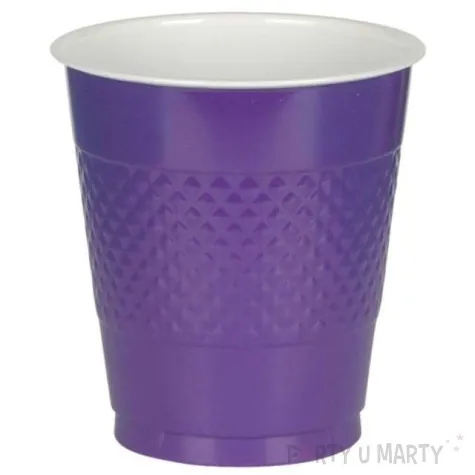 kubeczki plastikowe diamond fioletowe 355 ml 10 szt