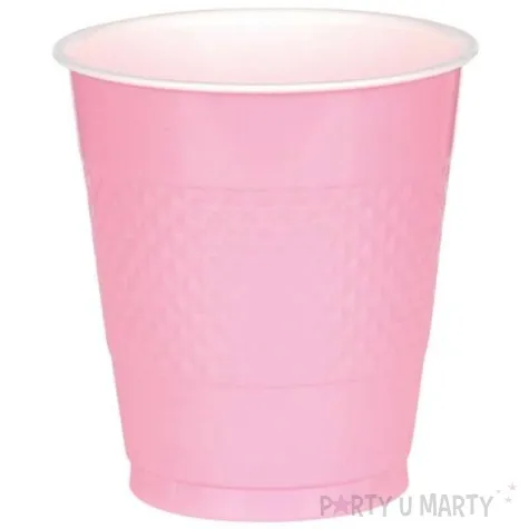 kubeczki plastikowe diamond rozowe jasne 355 ml 10 szt