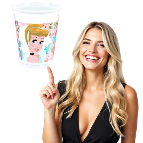 kubeczki plastikowe disney princess dare to dream procos 200 ml 8 szt