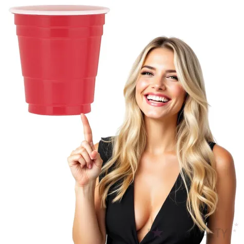 kubeczki plastikowe do shotow metalik czerwone godan 60 ml 8 szt