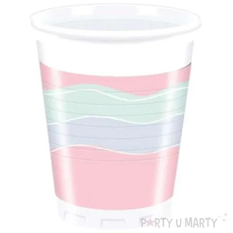 kubeczki plastikowe elegant party procos 200 ml 8 szt