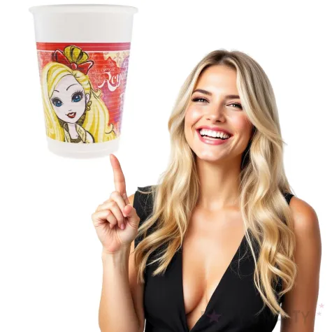 kubeczki plastikowe ever after high 200 ml procos 8 szt