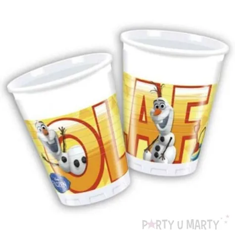 kubeczki plastikowe frozen olaf 200 ml 8 szt