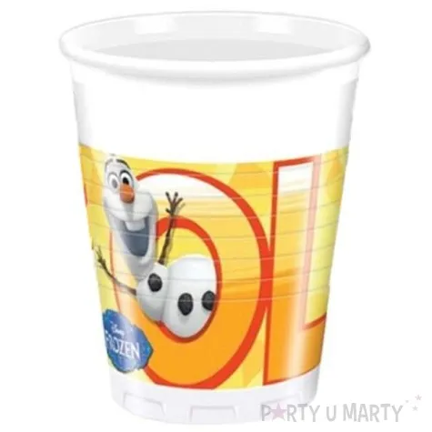 kubeczki plastikowe frozen olaf 200 ml 8 szt