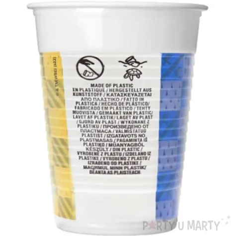 kubeczki plastikowe harry potter domu hogwartu procos 200 ml 8 szt