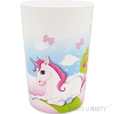 kubeczki plastikowe jednorozec unicorn procos 230 ml 2 szt