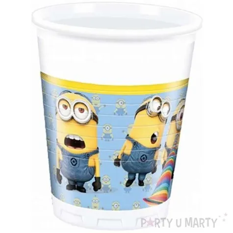 kubeczki plastikowe lovely minions procos 200 ml 8 szt