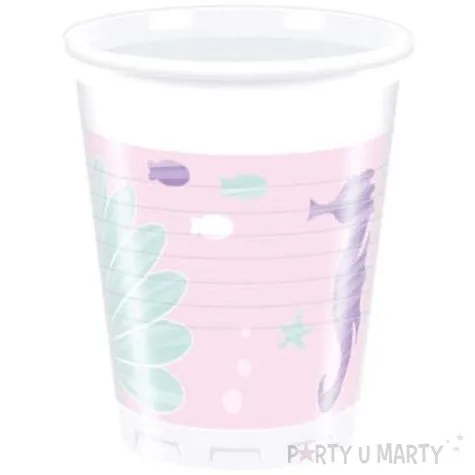 kubeczki plastikowe mala syrenka party under the sea procos 200 ml 8 szt