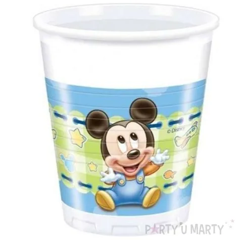 kubeczki plastikowe mickey baby procos 200 ml 8 szt