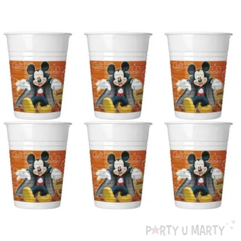 kubeczki plastikowe mickey halloween procos 200 ml 8 szt