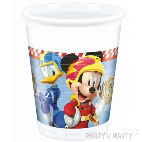 kubeczki plastikowe mickey roadster racers procos 200 ml 8 szt