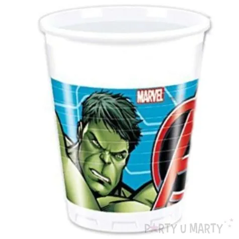 kubeczki plastikowe mighty avengers 200 ml 8 szt