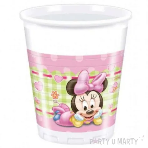 kubeczki plastikowe myszka minnie baby procos 200 ml 8 szt