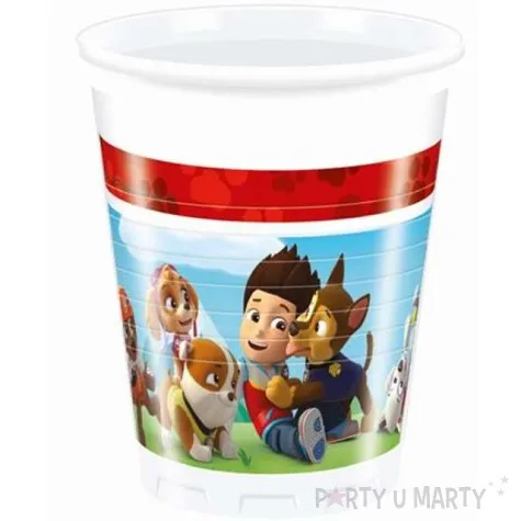 kubeczki plastikowe paw patrol procos 200 ml 8 szt