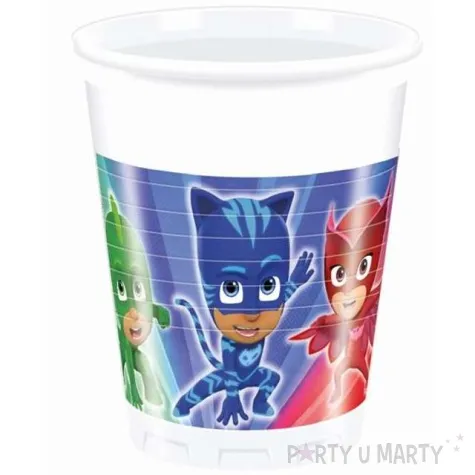 kubeczki plastikowe pj masks procos 200 ml 8 szt