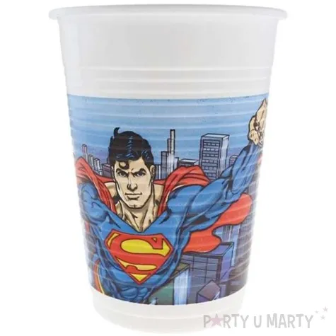 kubeczki plastikowe superman comics procos 200 ml 8 szt