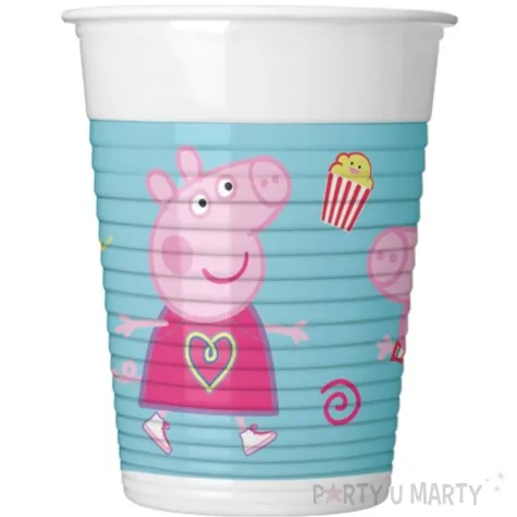 kubeczki plastikowe swinka peppa procos 200 ml 8 szt