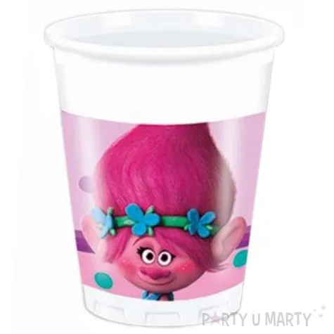 kubeczki plastikowe trolls 200 ml 8 szt
