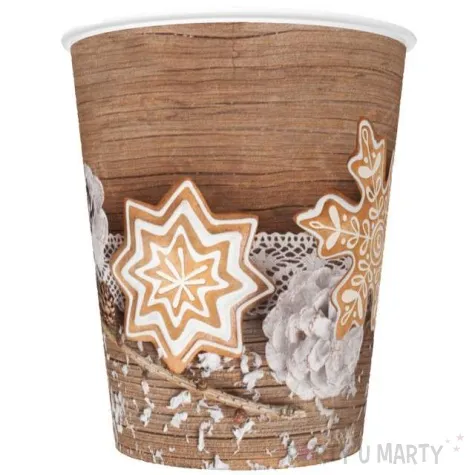 kubeczki swiateczne pierniki i drewno maki 250 ml 8 szt
