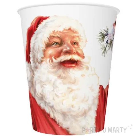 kubeczki swiety mikolaj usmiechniety maki 250 ml 8 szt