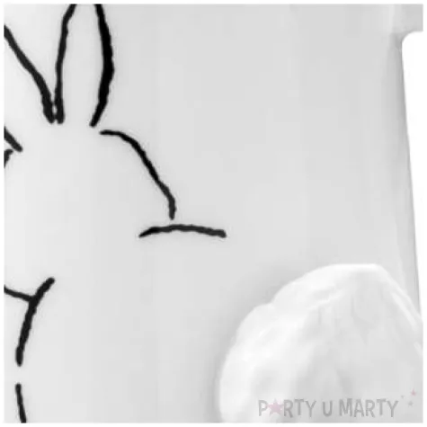 kubek 3d ogonek krolika bialy gadgetmaster 350 ml