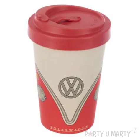 kubek bambusowy eko volkswagen czerwony 400 ml puckator