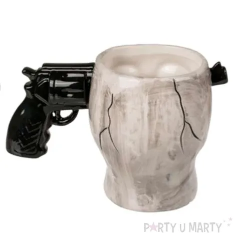kubek czaszka z rewolwerem ootb