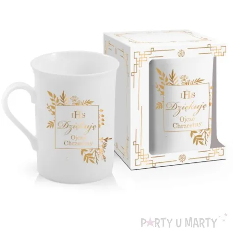 kubek dziekuje ci ojcze chrzestny bgtech 290 ml